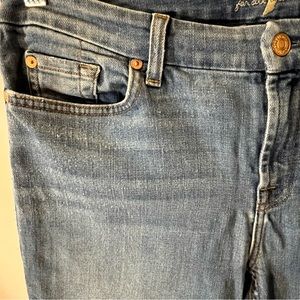 7 For All Mankind The Ankle Skinny Jean - Size 30